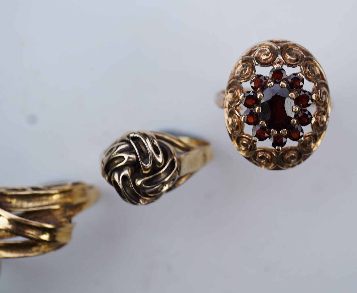 A collection of four rings